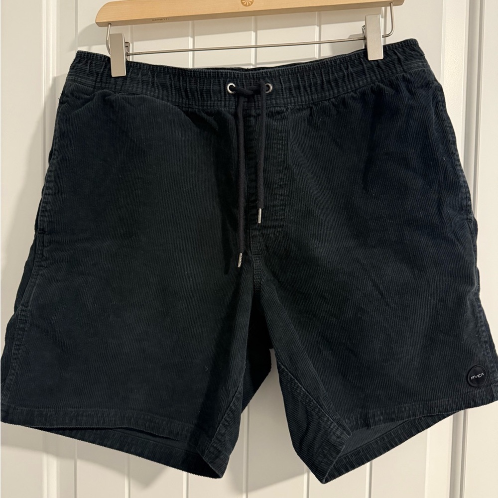 Navy Corduroy Shorts